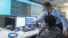 IT workers in a control room