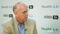 David Hoke from Walmart talking to HIMSS TV