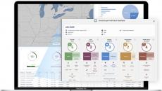 The SocialScape platform showing an individual's risk of financial strain, food insecurity, housing instability, transportation barriers and health literacy challenges.