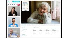 Desktop view of the Health Teams telehealth platform