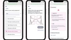 Alt text: Ubie AI Symptom Checker